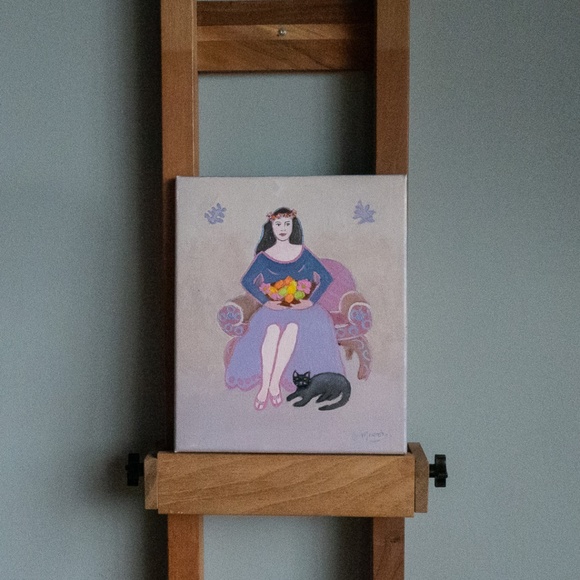 Original painting "Les fruits", 12"x10", oil on canvas - Picture 2 of 5